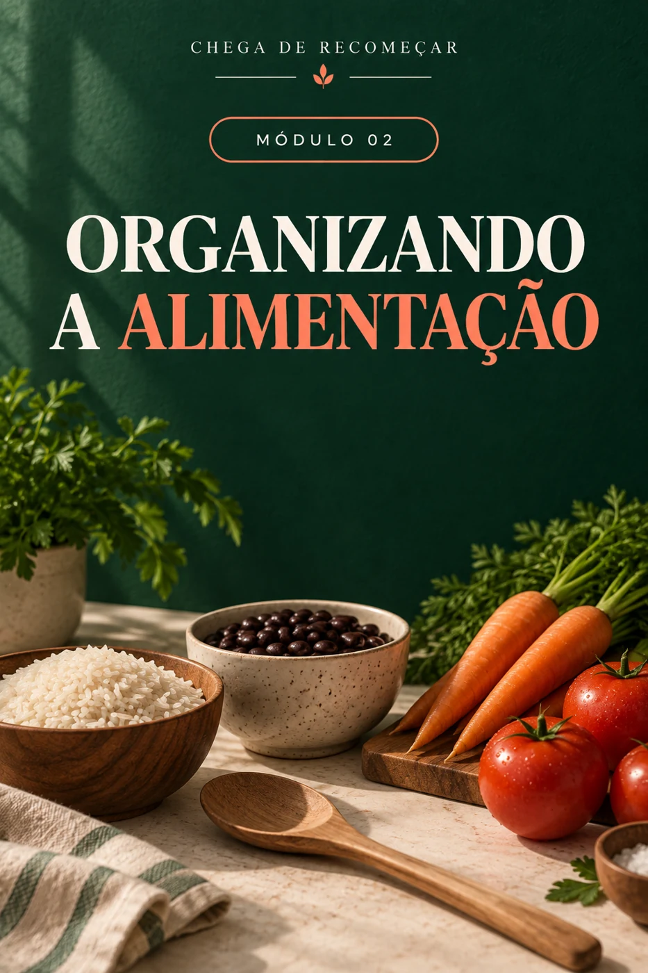 Capa Organizando a alimentação