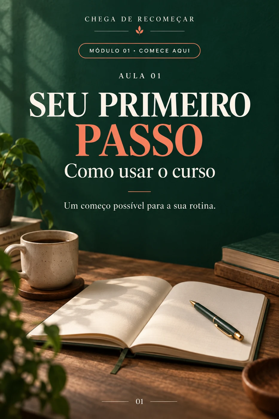 Capa do material Seu primeiro passo